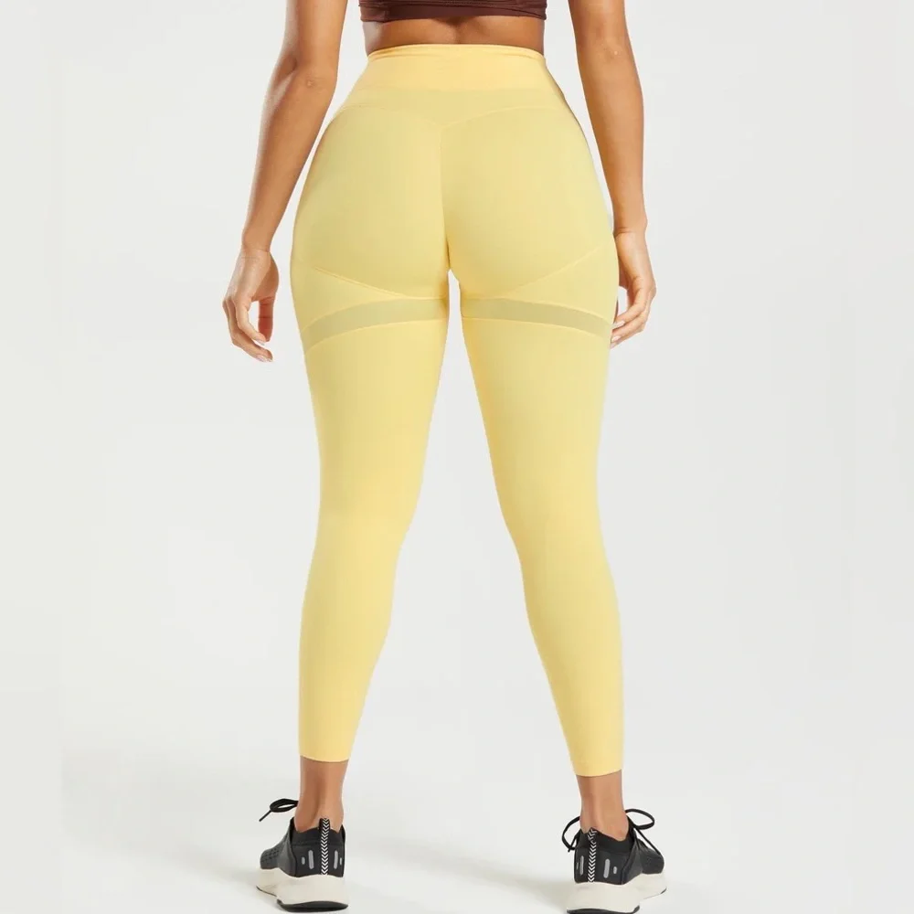 GYMSHARK NEW SOLD OUT WHITNEY SIMMONS MESH LEGGING - Picture 3 of 9